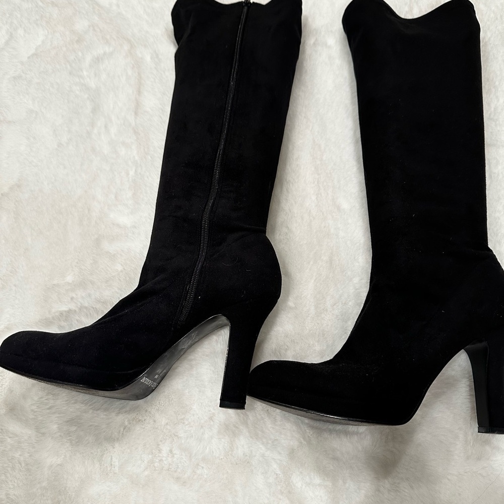 Enzo Angiolini Black Heeled Boots
